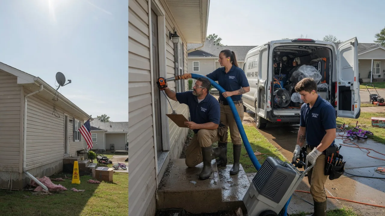 Ceiling Water Damage Restoration in Driver, AR near me